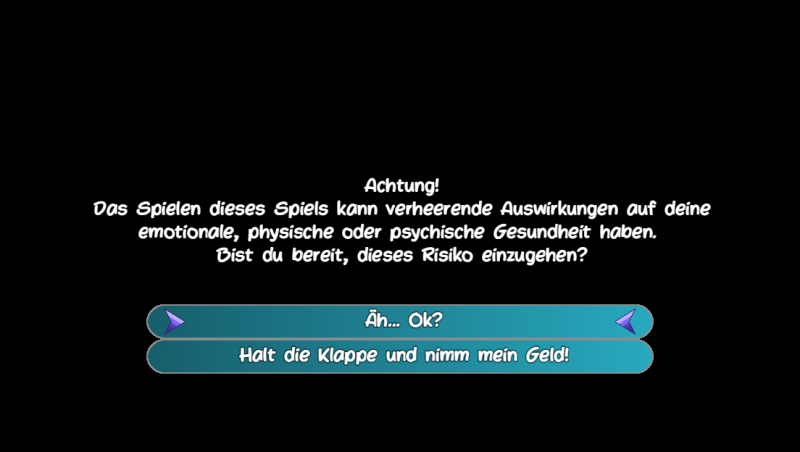 Datei:Hirnlos-Screen1-Warnhinweis.png